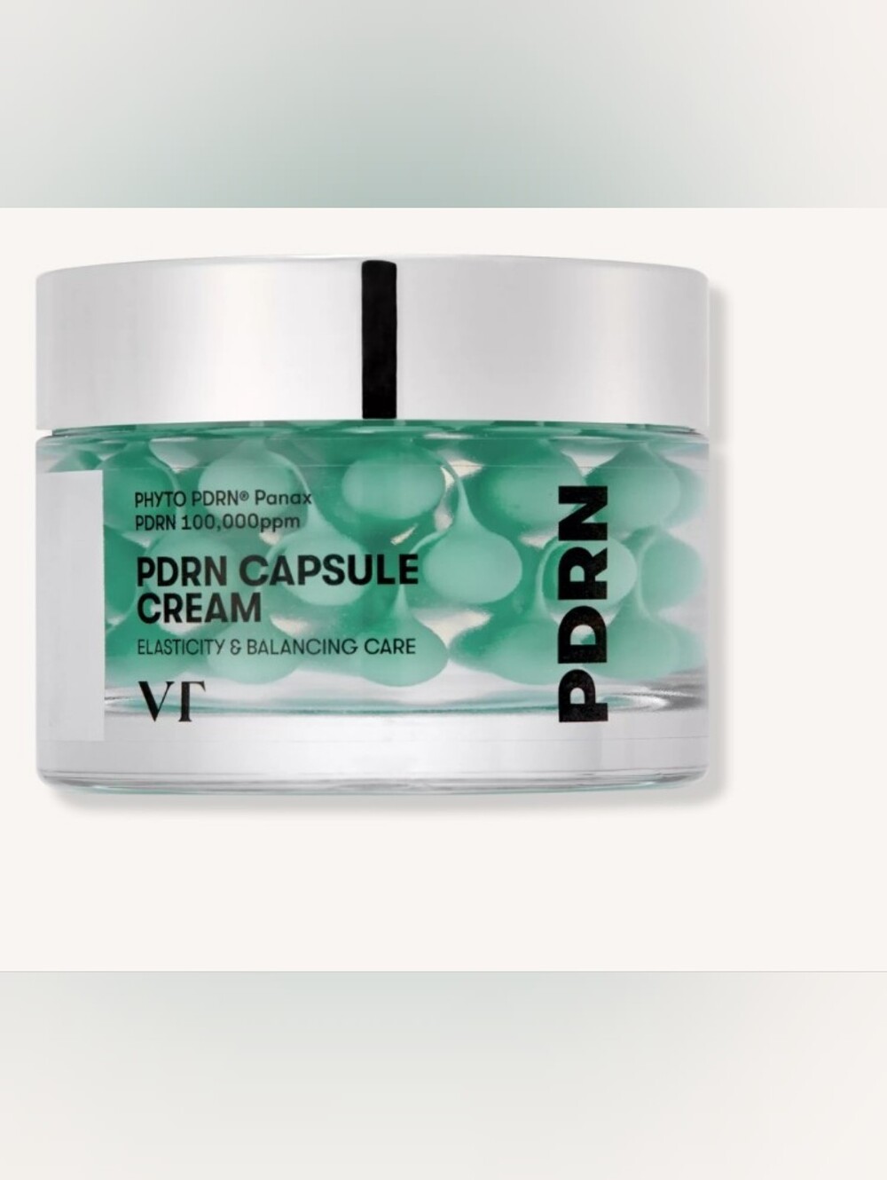 VT PDRN Capsule Cream - Green Elasticity & Balancing Moisturizer